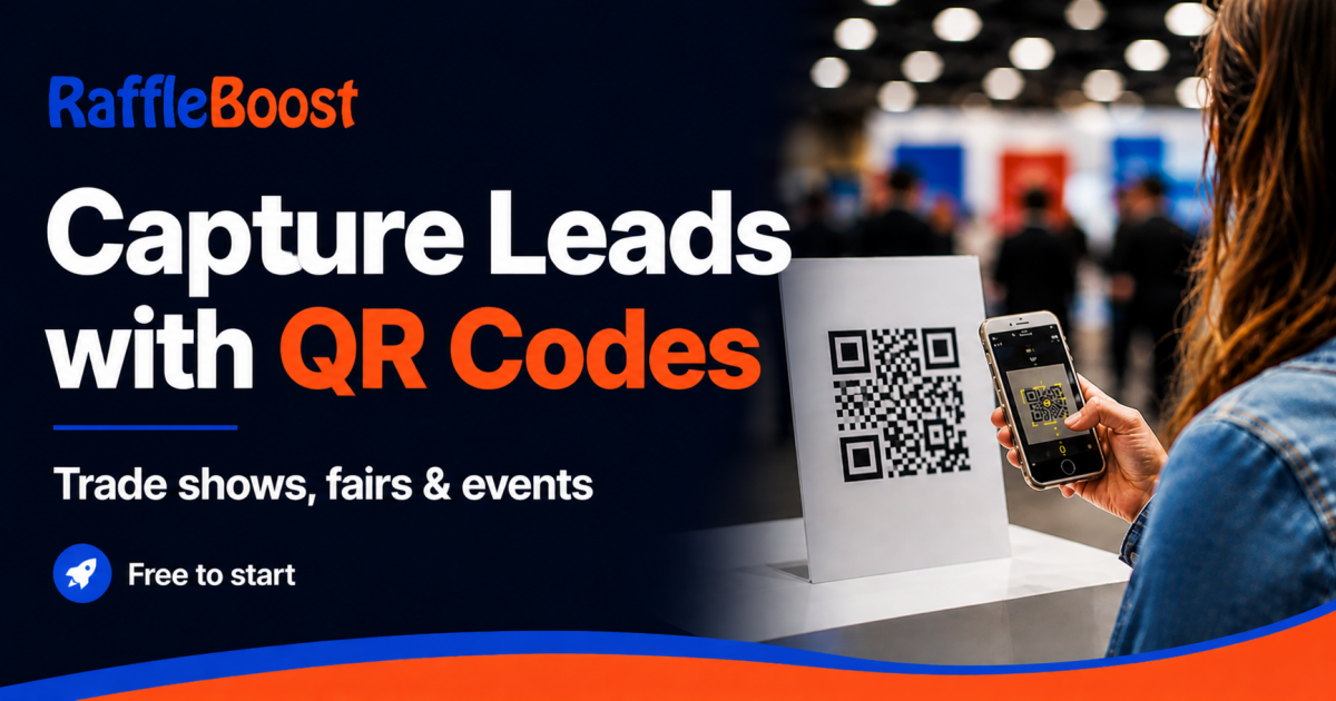 Trade Show Raffle Examples RaffleBoost | Lead Capture Raffles for Trade Shows & Events